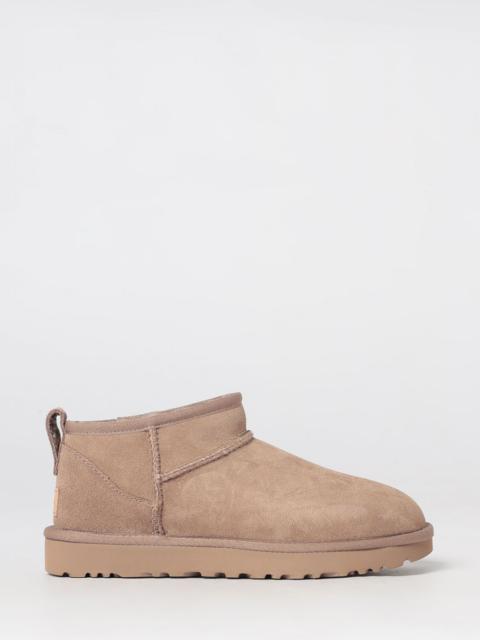 UGG UGG Classic Ultra Mini Waterproof Suede Platform Ankle Boots