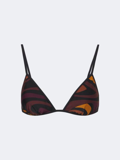 PUCCI Marmo bikini top