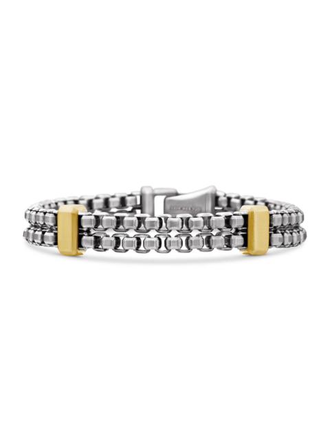 DAVID YURMAN Men's Double Box Chain Bracelet in Sterling Silver - Silver