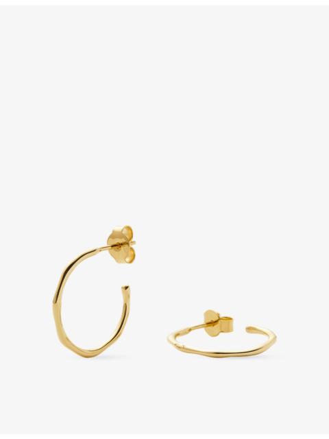 MISSOMA Small Molten 18ct Gold Vermeil Hoop Earrings