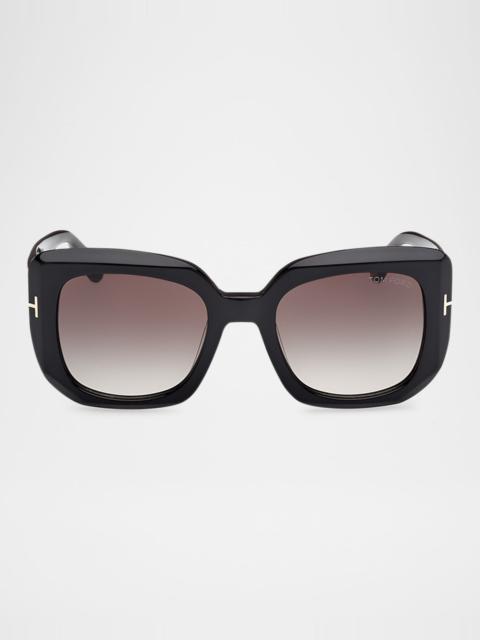 TOM FORD Carla-02 Acetate Square Sunglasses