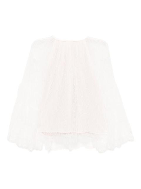 Alice + Olivia lace-detail blouse