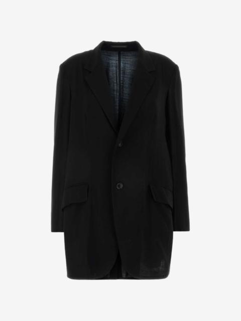 Y's notched-lapel jersey blazer