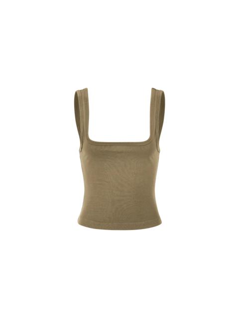 entire studios SQUARE NECK TANK CORK