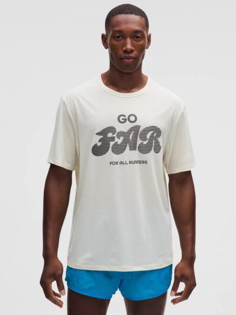 lululemon Mile Maker Mesh Short-Sleeve Shirt *Run Graphic