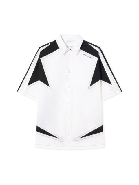 Off-White Race Logo Star Bowling Shirt