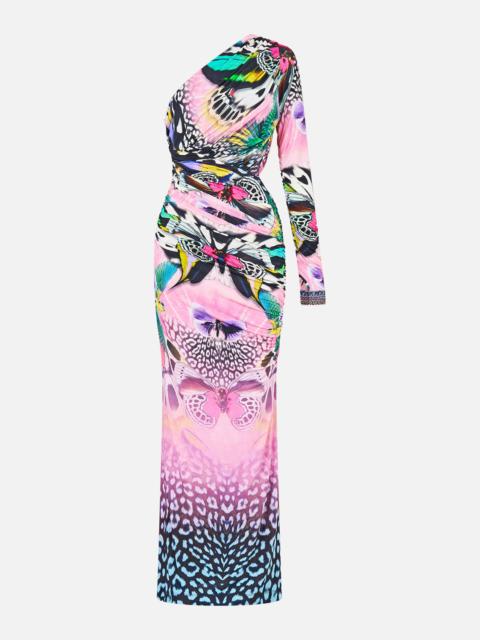 CAMILLA ONE SHOULDER JERSEY CUT OUT DRESS MILLAMORPHOSIS