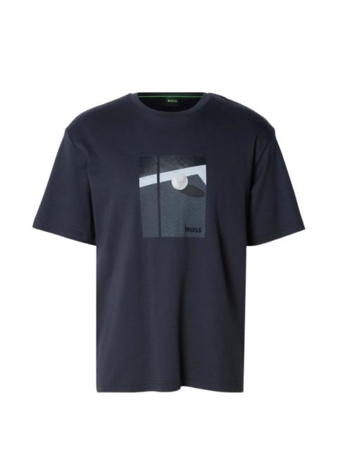 BOSS Join Relaxed GRX round-neck printed T-shirt