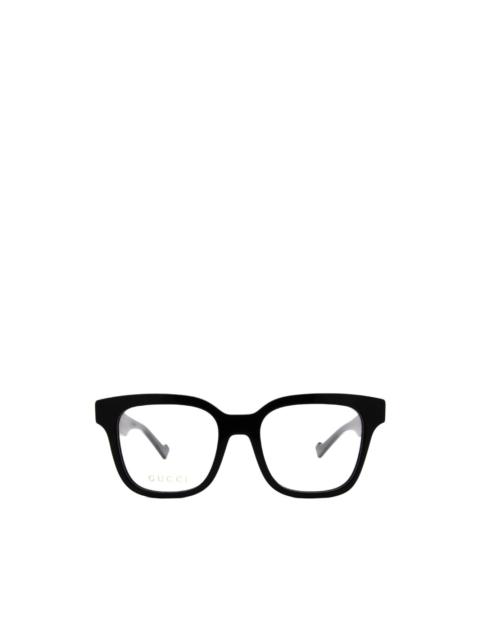 GUCCI Double G square-frame glasses