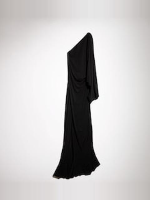 GUCCI Viscose jersey asymmetrical long dress