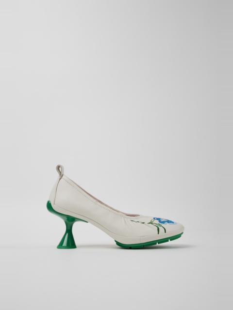 CAMPER Twins Multicolor Leather Ballerinas for Women.