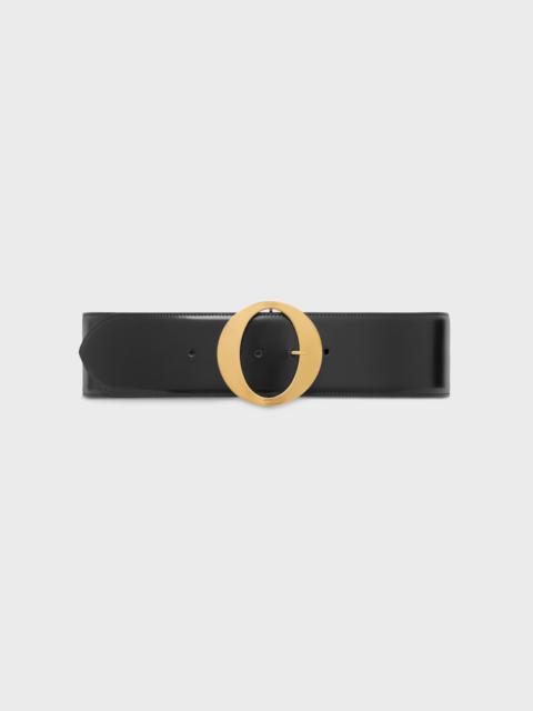 CELINE BC-12 65MM BELT in Taurillon Leather