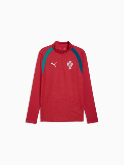 PUMA Portugal Men's Quarter-Zip Soccer Top