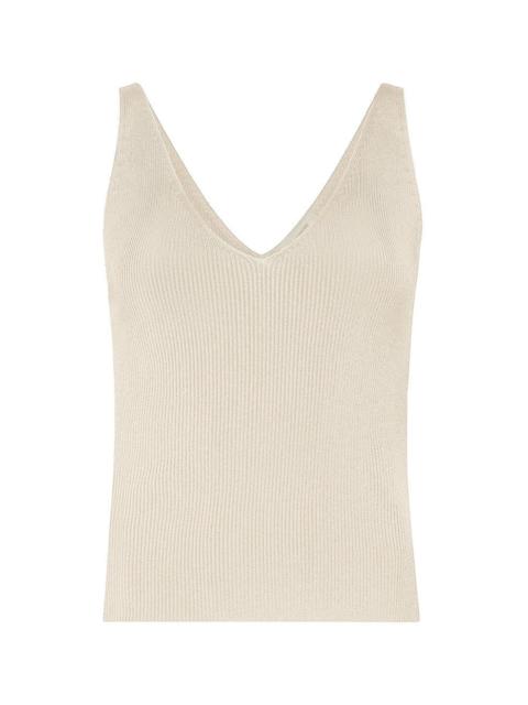 LAPOINTE Shiny Viscose Tank Top