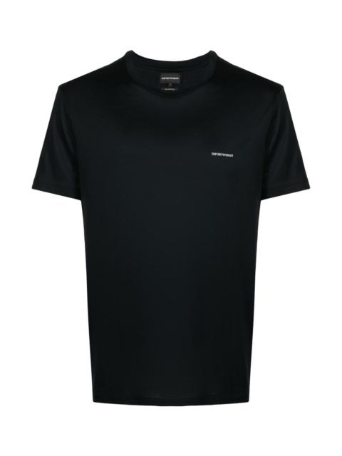 EMPORIO ARMANI Logo cotton blend t-shirt
