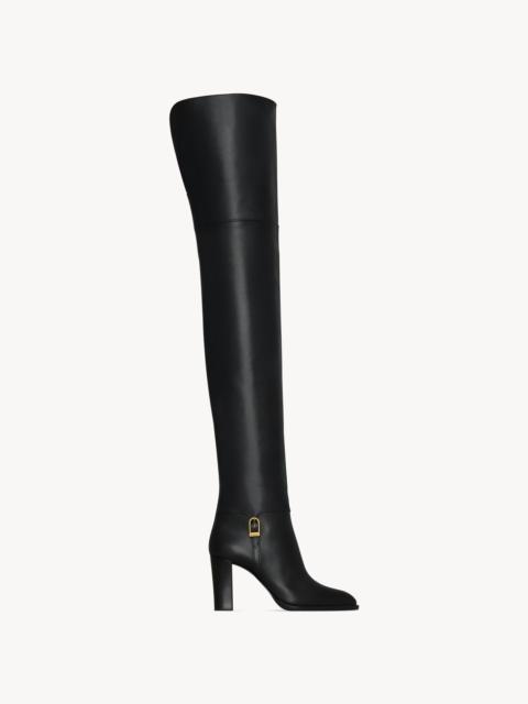 SAINT LAURENT JULIA BOOTS IN SMOOTH LEATHER