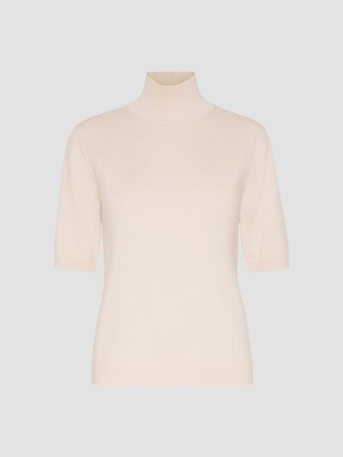 Max Mara Women's Wool Polo Neck Sweater - Albino