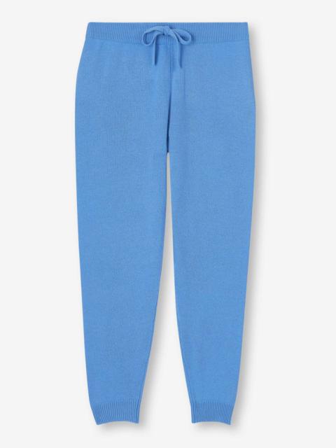 Derek Rose Women's Track Pants Daphne Cashmere Cornflower