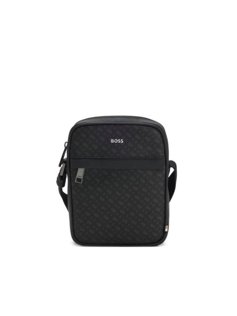 BOSS monogram messenger bag