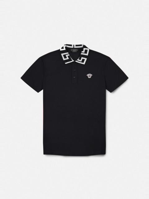 Medusa Greca Polo Shirt