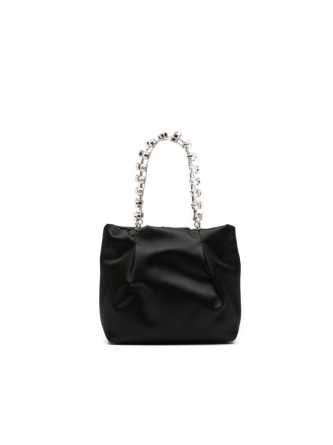 AQUAZZURA crystal-embellished satin tote bag