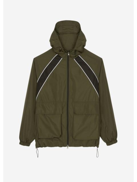 The Frankie Shop Navan Windbreaker Cargo Jacket - Khaki