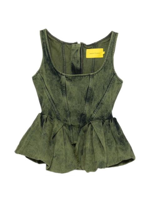 MARQUES’ALMEIDA peplum corset top