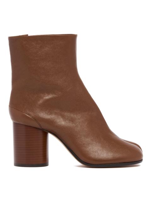 Brown Tabi Ankle Boots