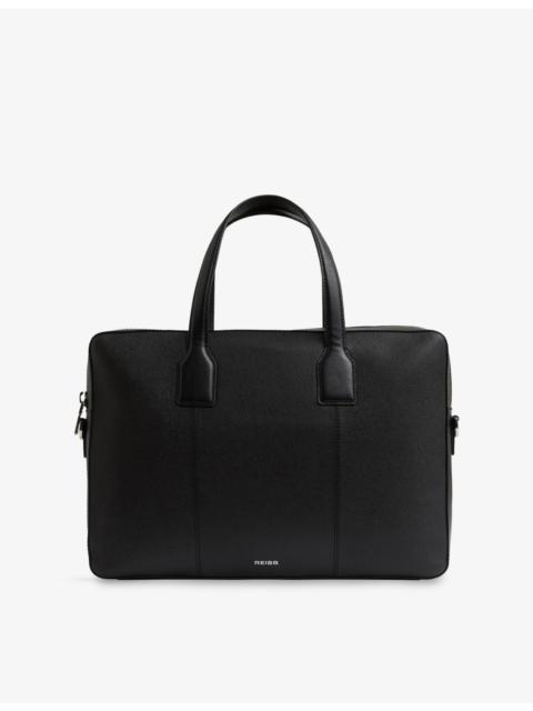 REISS Carlos Leather Briefcase