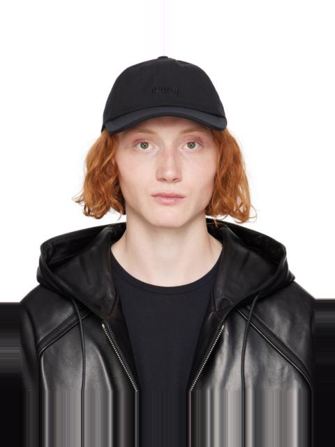 JUUN.J Black Nylon Logo Ball Cap