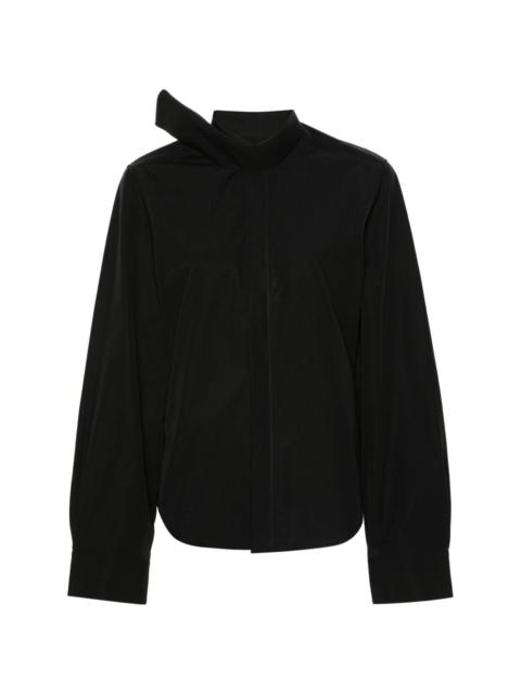 ALAINPAUL scarf-collar shirt