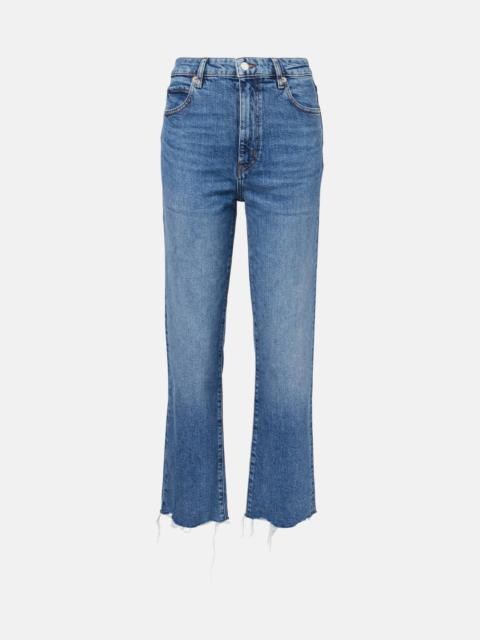 FRAME Ruler cropped straight jeans