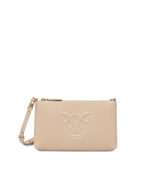 PINKO logo-detail zip-top cross body bag