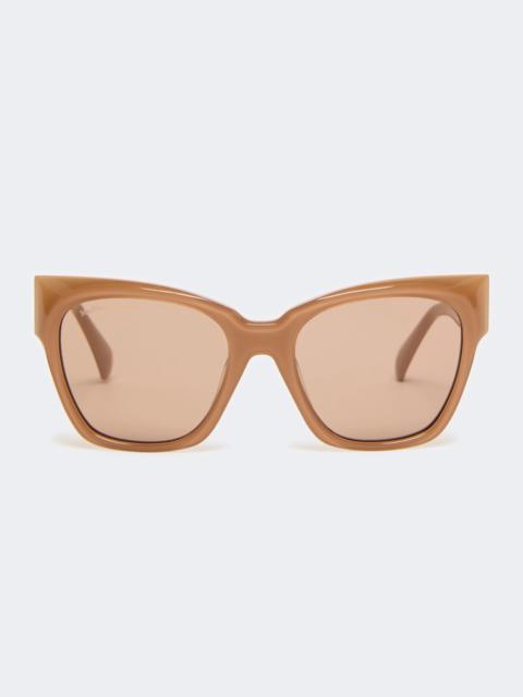 Max Mara GAMMA Butterfly sunglasses - CAMEL