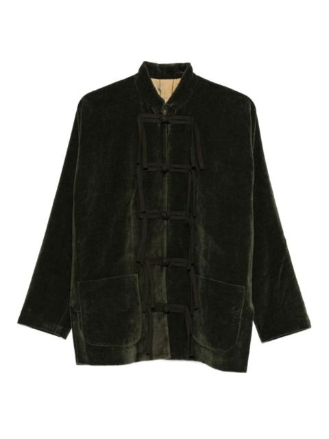 UMA WANG knotted velvet jacket