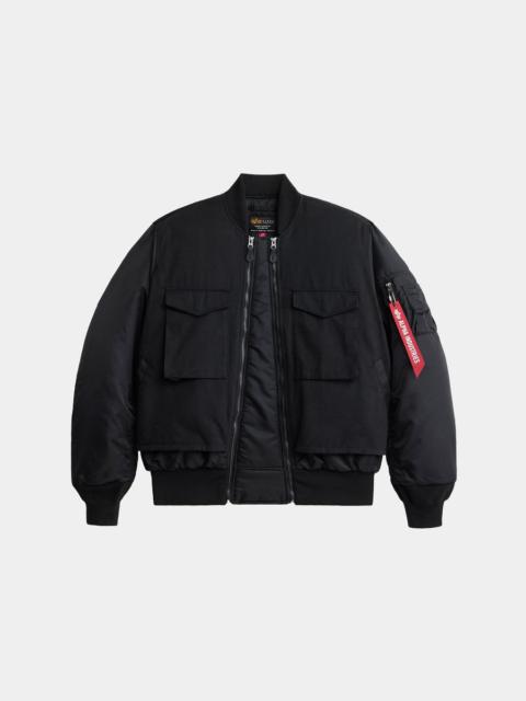 ALPHA INDUSTRIES MA-1 MIXED COTTON FLIGHT JACKET