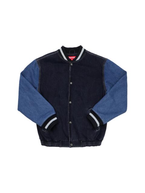 Supreme Supreme Denim Varsity Jacket Black
