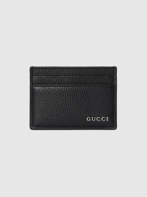 Card case with Gucci logo