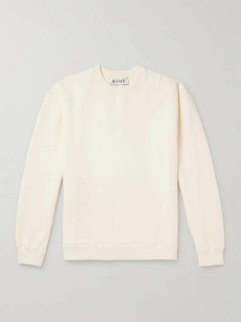 RÓHE Cotton-Blend Jersey Sweatshirt