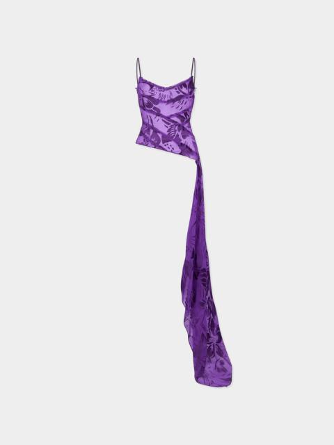 DSQUARED2 DANCING FLOWERS DEVORÉ TOP