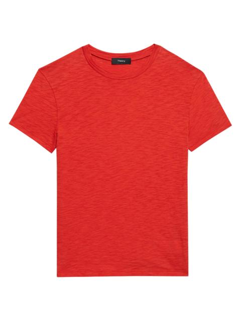 Theory Women's Tiny Tee Organic Cotton Crewneck - Poppy