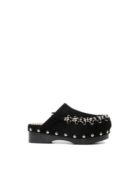 TOGA PULLA chain-detail studded mules