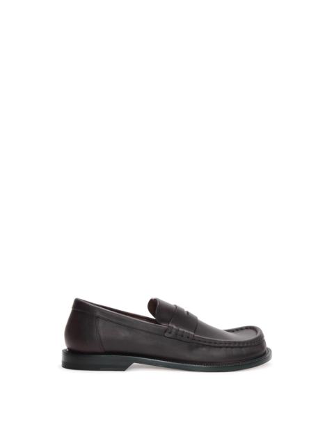 Campo loafer in waxed calfskin