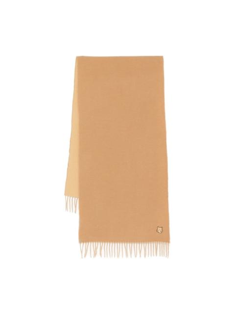 Maison Kitsuné Bold Fox head patch scarf