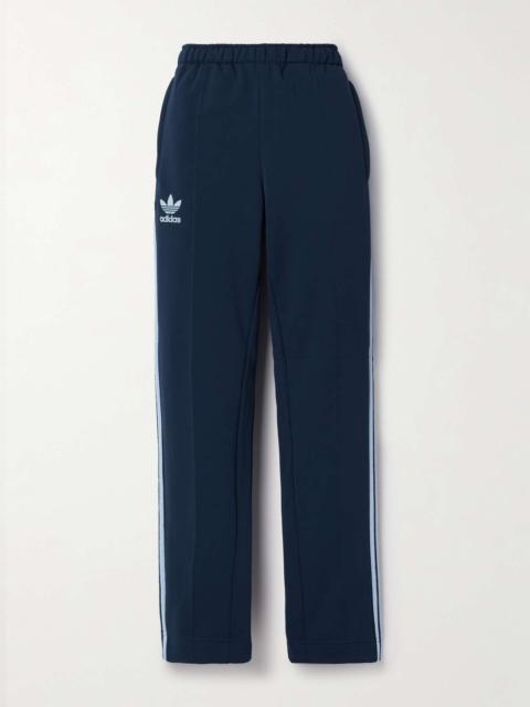 adidas Originals + Wales Bonner striped recycled-jersey track pants Navy