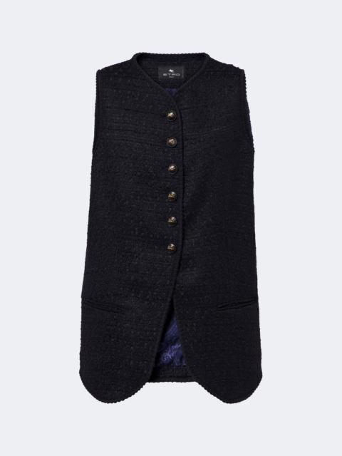Etro Wool-blend vest