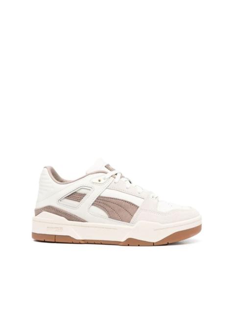 PUMA panelled leather sneakers
