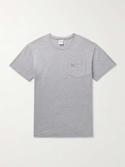 Noah Core Logo-Print Cotton-Blend Jersey T-Shirt