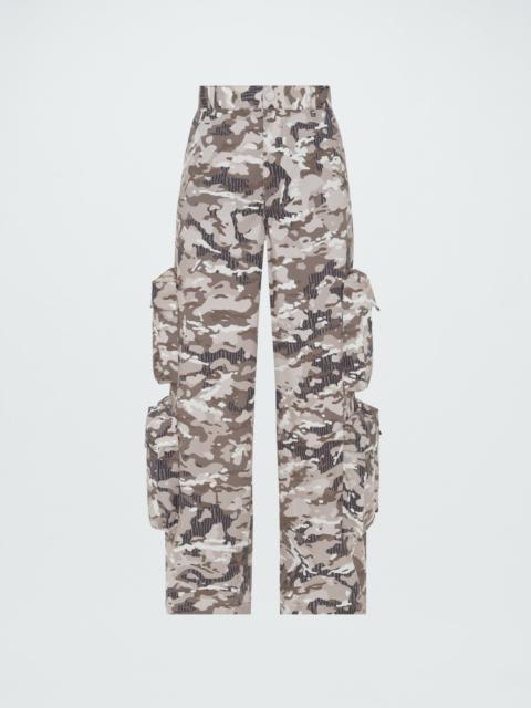 AMIRI CAMO BAGGY CARGO TROUSER