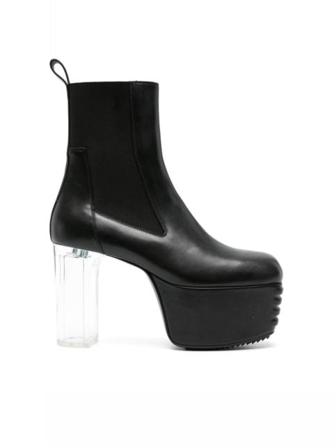 Minimal Grill 120mm leather boots